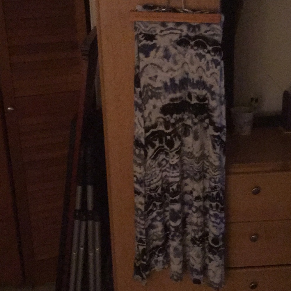 Tie dye maxi skirt